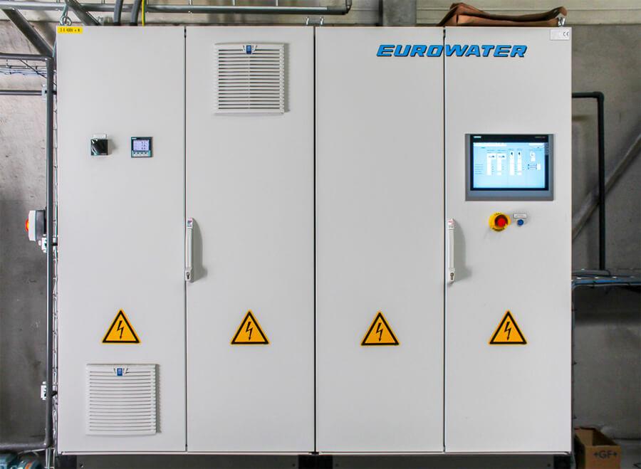 PLC control cabinet from Eurowater