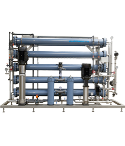 First reverse osmosis unit saving water and energy