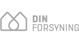 Din forsyning logo grayscale