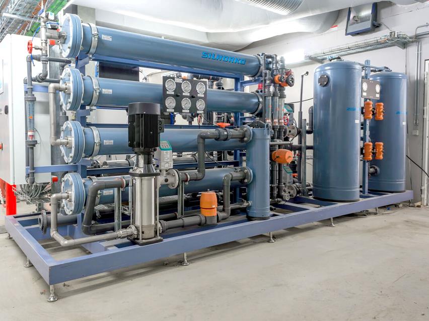 Turnkey frame-mounted solution for hospital